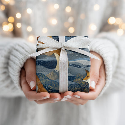 Foxfire Dancing Through Midnight Landscapes