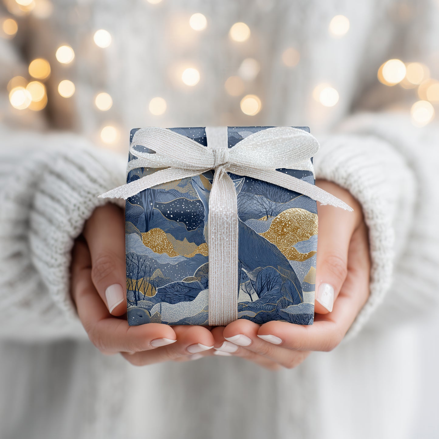 Starlit Wolf Calls Midnight's Song