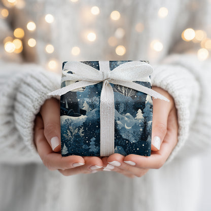 Midnight Bamboo In Snowy Realms