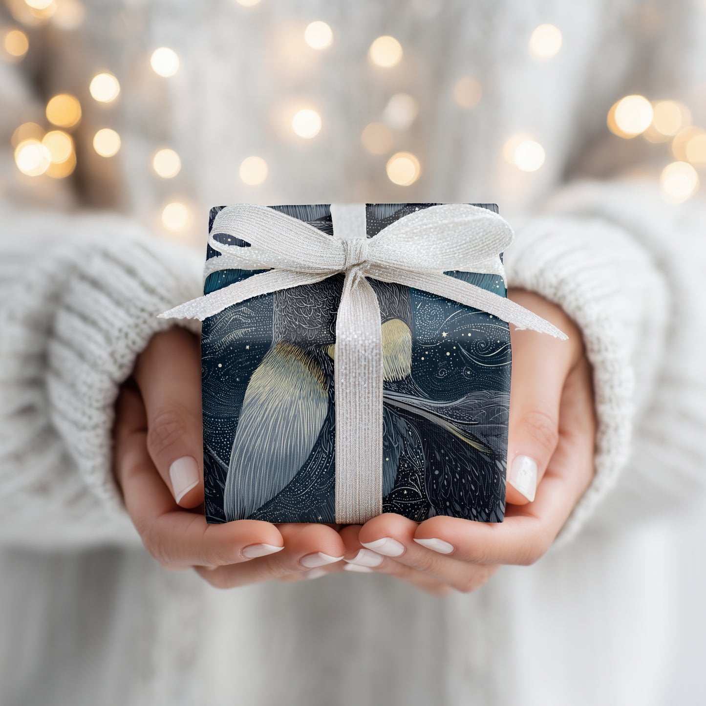 Midnight Feathers Weave Celestial Tales
