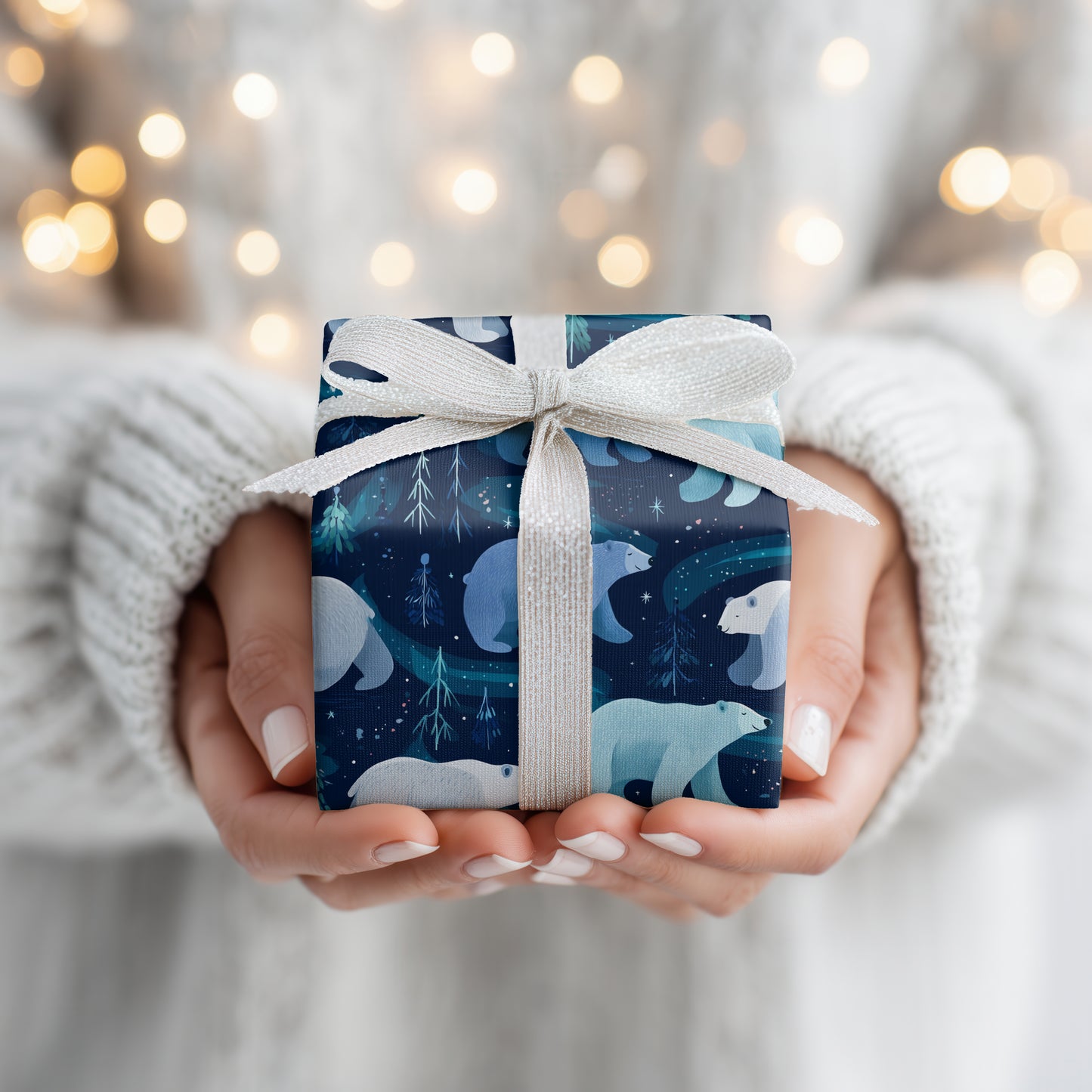 Polar Bears Dance Through Starlight