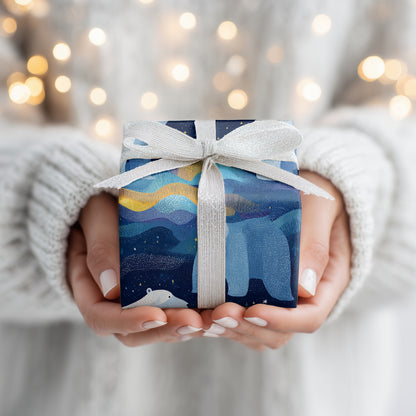 Polar Bears Dance Through Midnight Waves