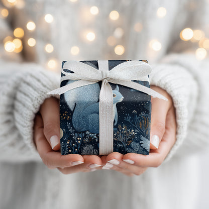 Midnight Acorns And Silver Fur