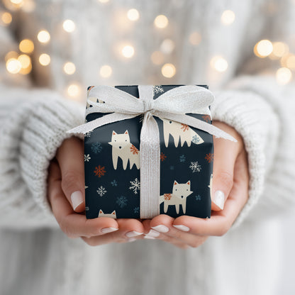 Arctic Foxes Dance Through Snowfall