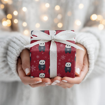 Pandas Dance Through Winter's Heart
