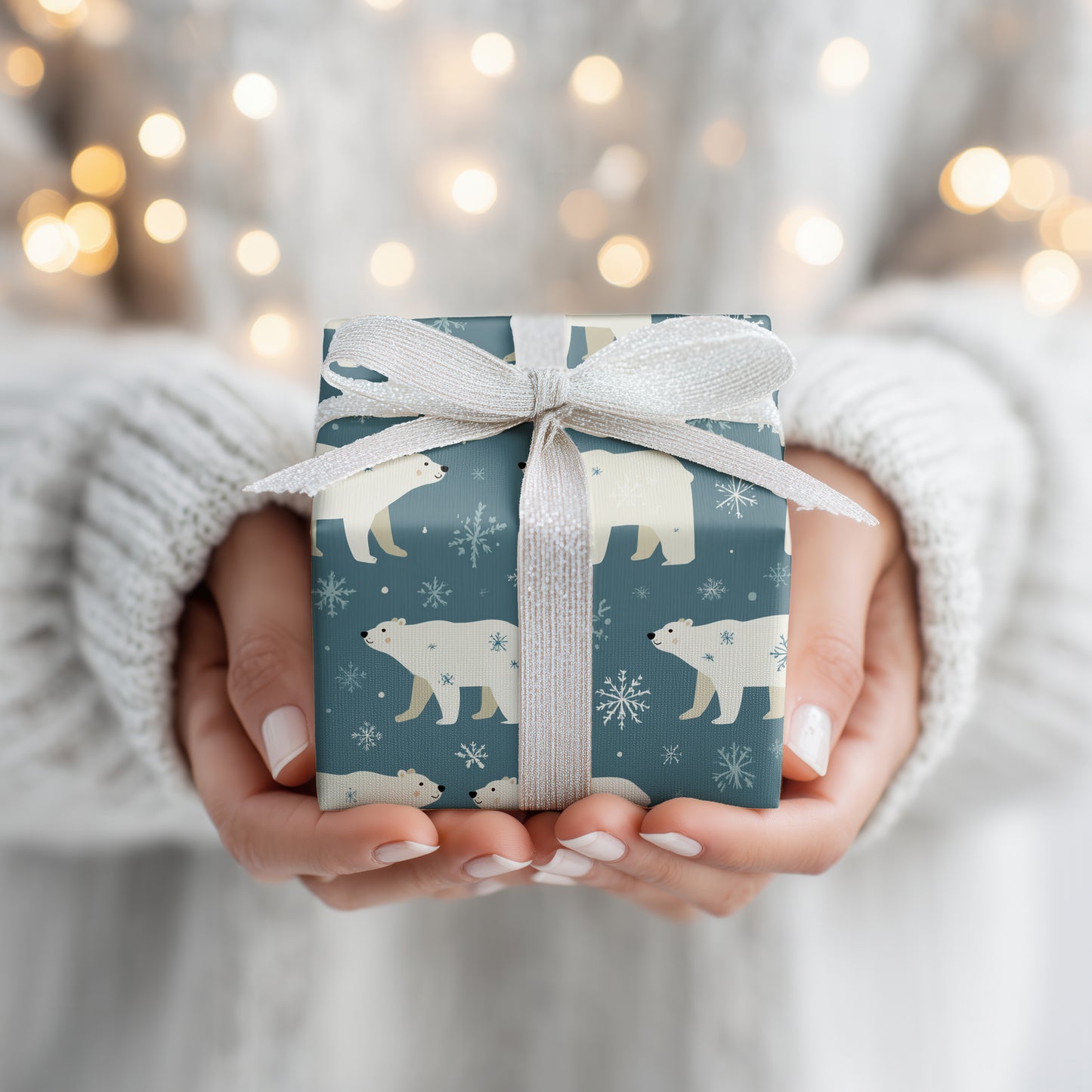 Arctic Waltz Of Silent Snowflakes