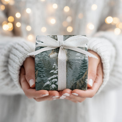 Wolves Pause Between Snowfall's Breath