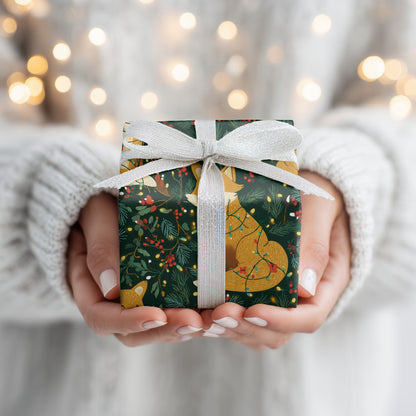 Foxes Dance In Winter's Glow