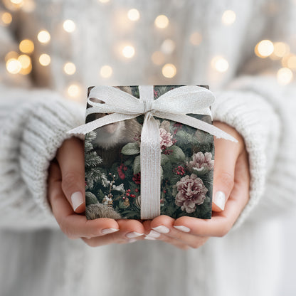 Winter's Curious Primate Portrait