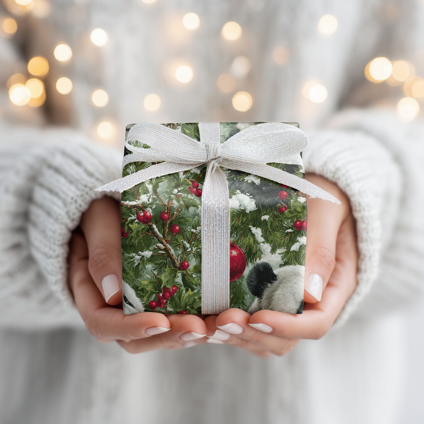 Winter's Panda Ornaments