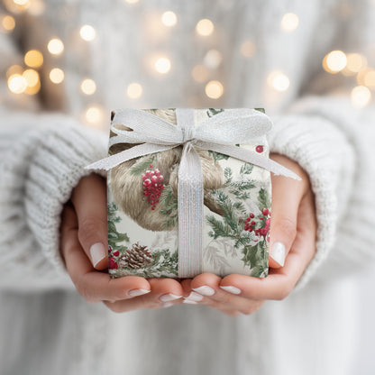 Winter's Soft Fur Holds Berries