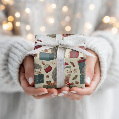 Hedgehogs Unwrap Winter's Delight