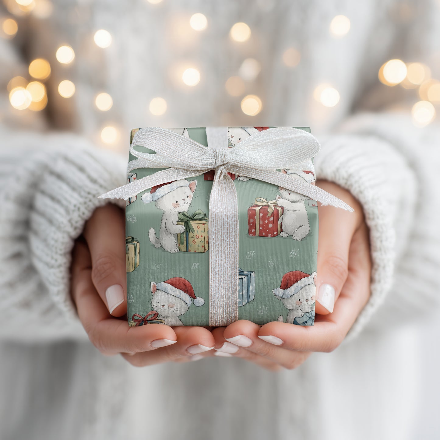 Kittens Unwrap Winter's Tender Joy