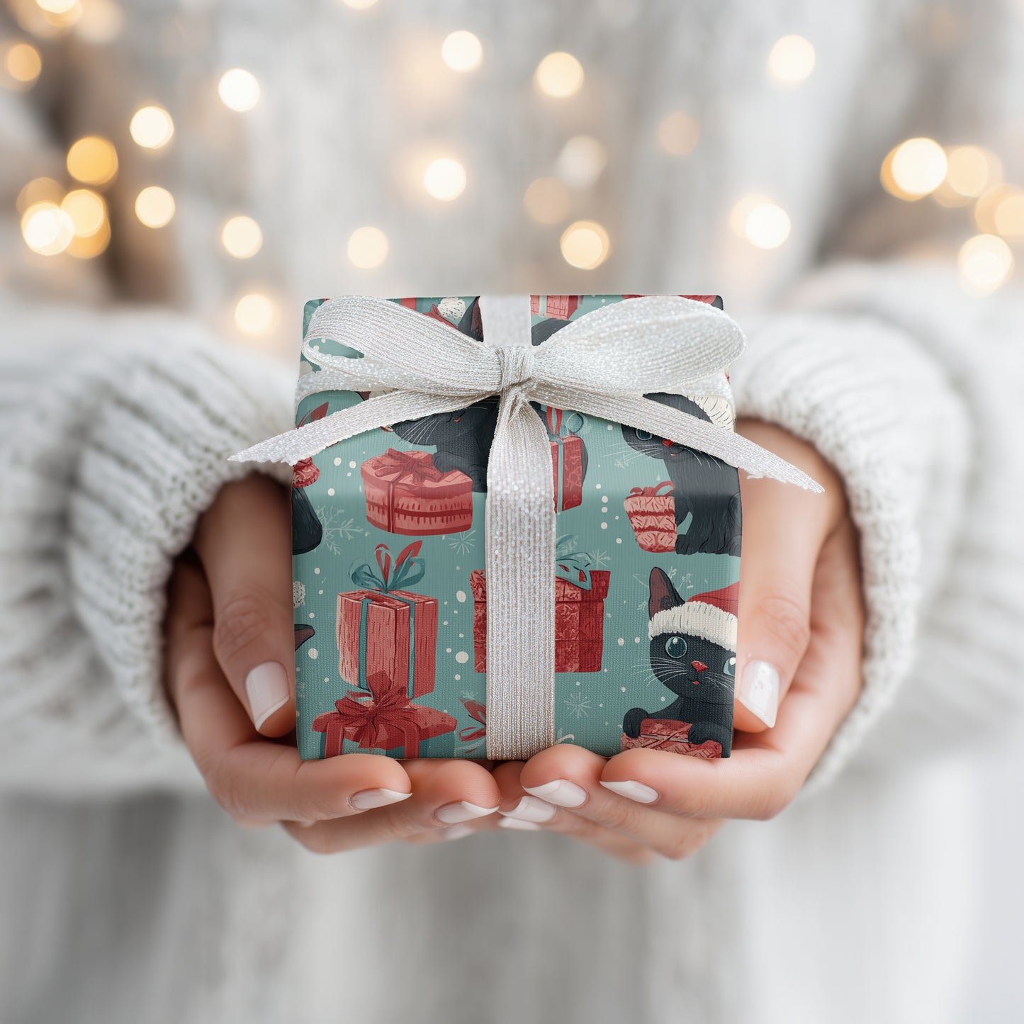 Mischievous Cats in Winter Wonderland