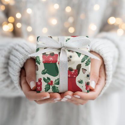 Holiday Paws Peek Through Stockings
