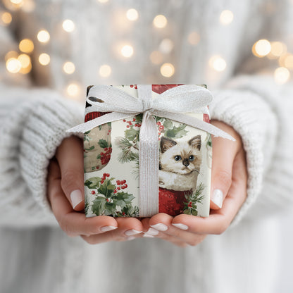 Kittens Tucked In Holiday Cheer