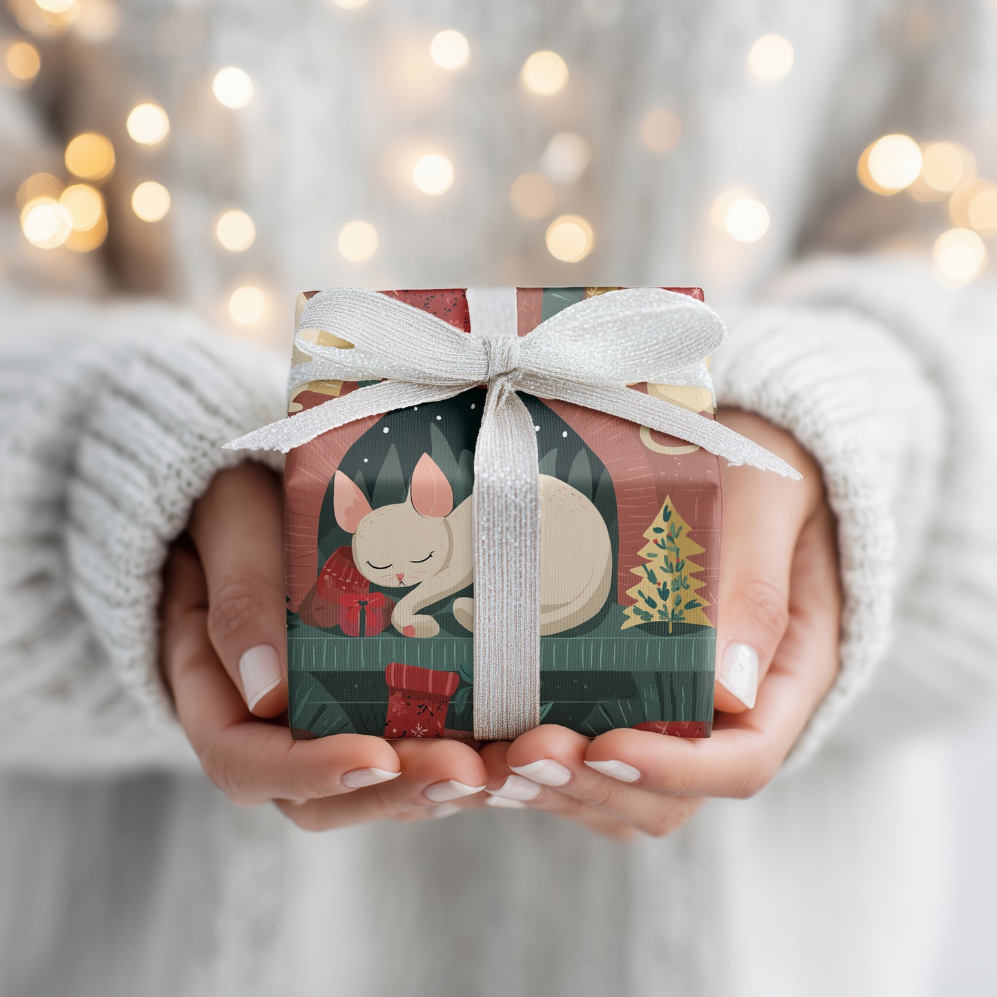 Cozy Cat Dreams Christmas Magic