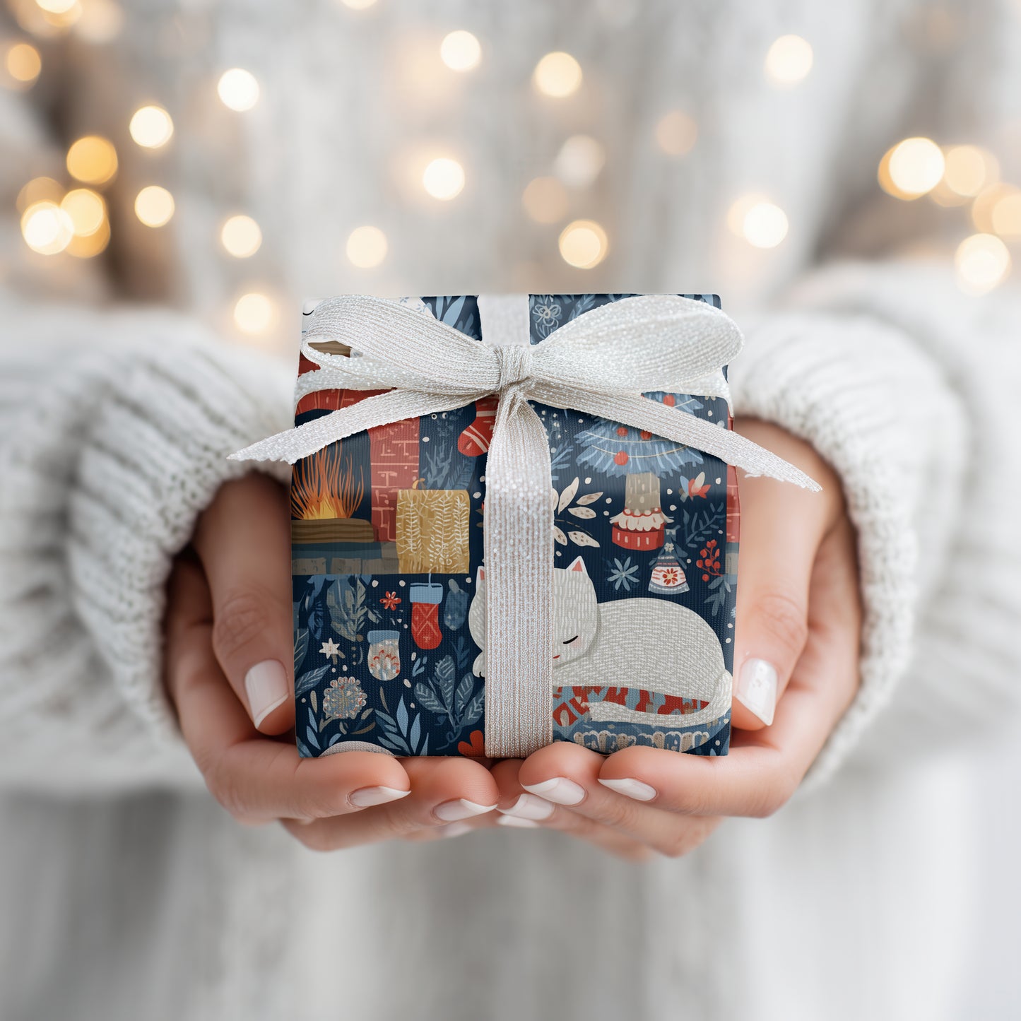 Cozy Cats Celebrate Winter's Quiet