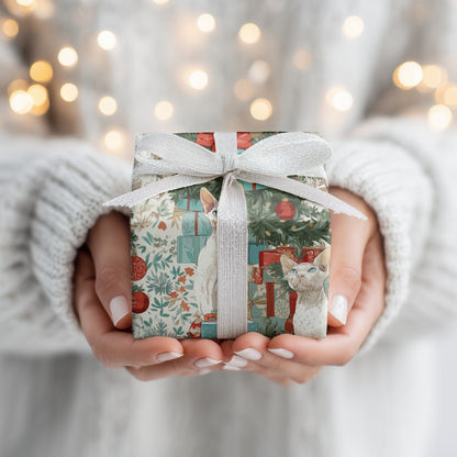 Regal Felines Amid Holiday Treasures