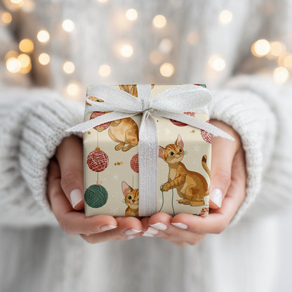 Playful Paws And Holiday Strings