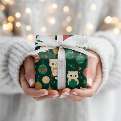 Kittens Play Among Holiday Ornaments