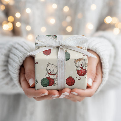 Playful Paws And Christmas Yarn