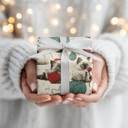 Festive Felines Unravel Christmas Cheer