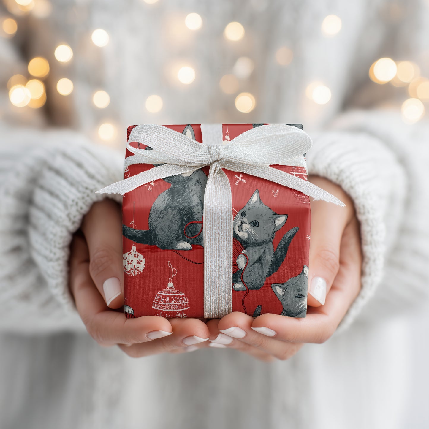 Playful Paws Unravel Christmas