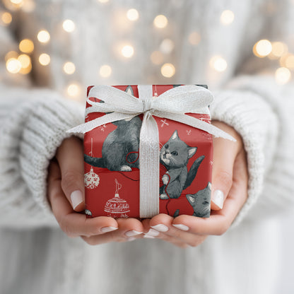 Playful Paws Unravel Christmas