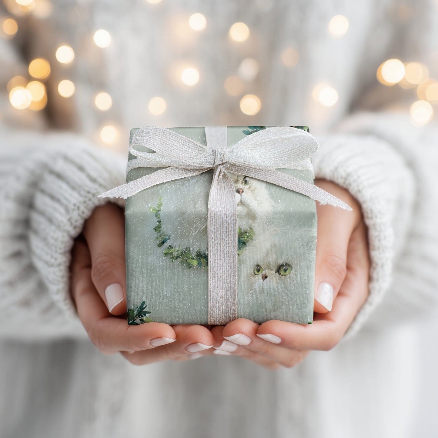 Snowflakes Dance With Feline Grace