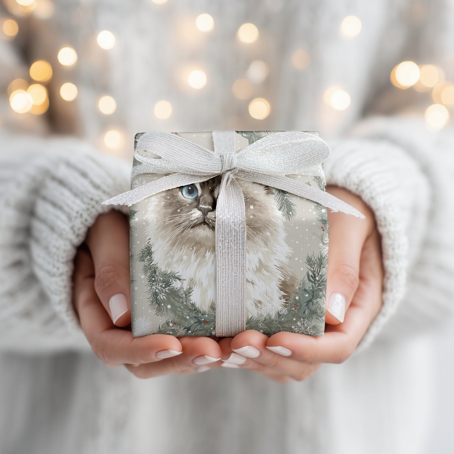 Frost Catches Blue Gaze