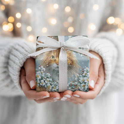 Winter's Tender Feline Grace