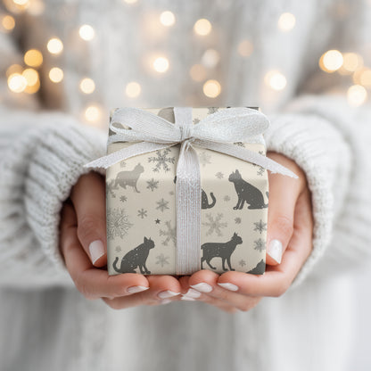 Winter's Silent Feline Ballet