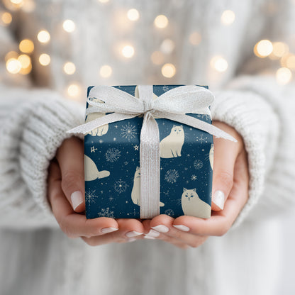 Starlit Cats Drift Through Midnight