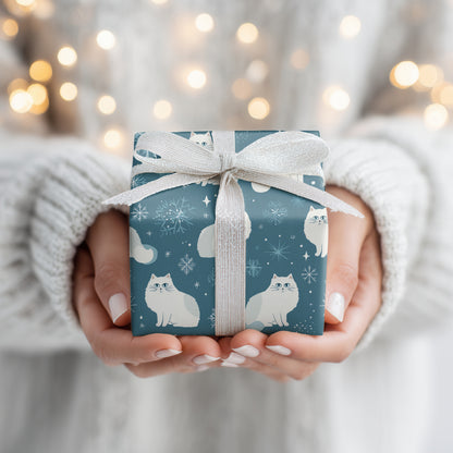 Soft Paws Dancing Through Frost