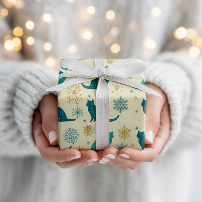 Cats Dancing Through Winter's Melody