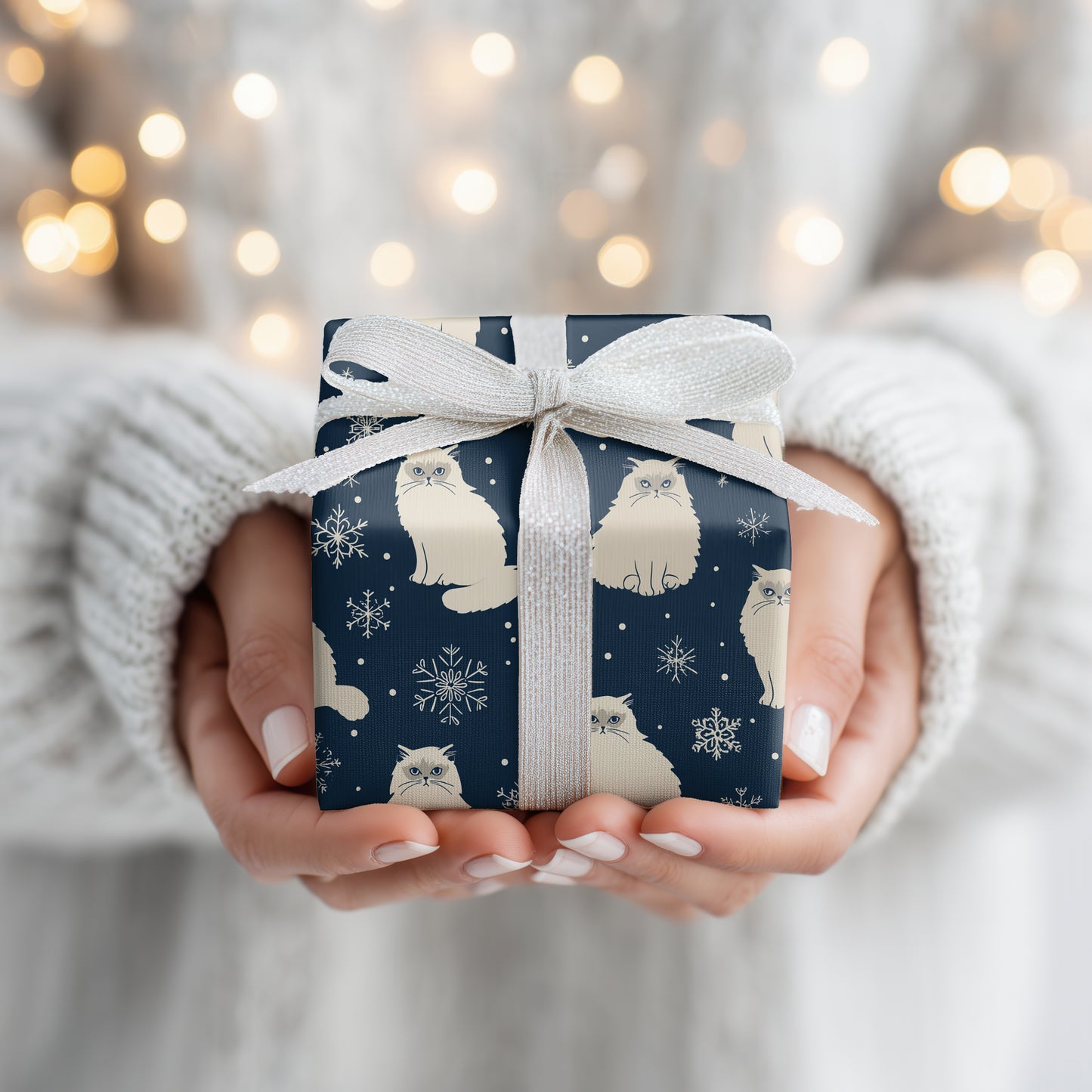 Frost Cats Drift Through Midnight