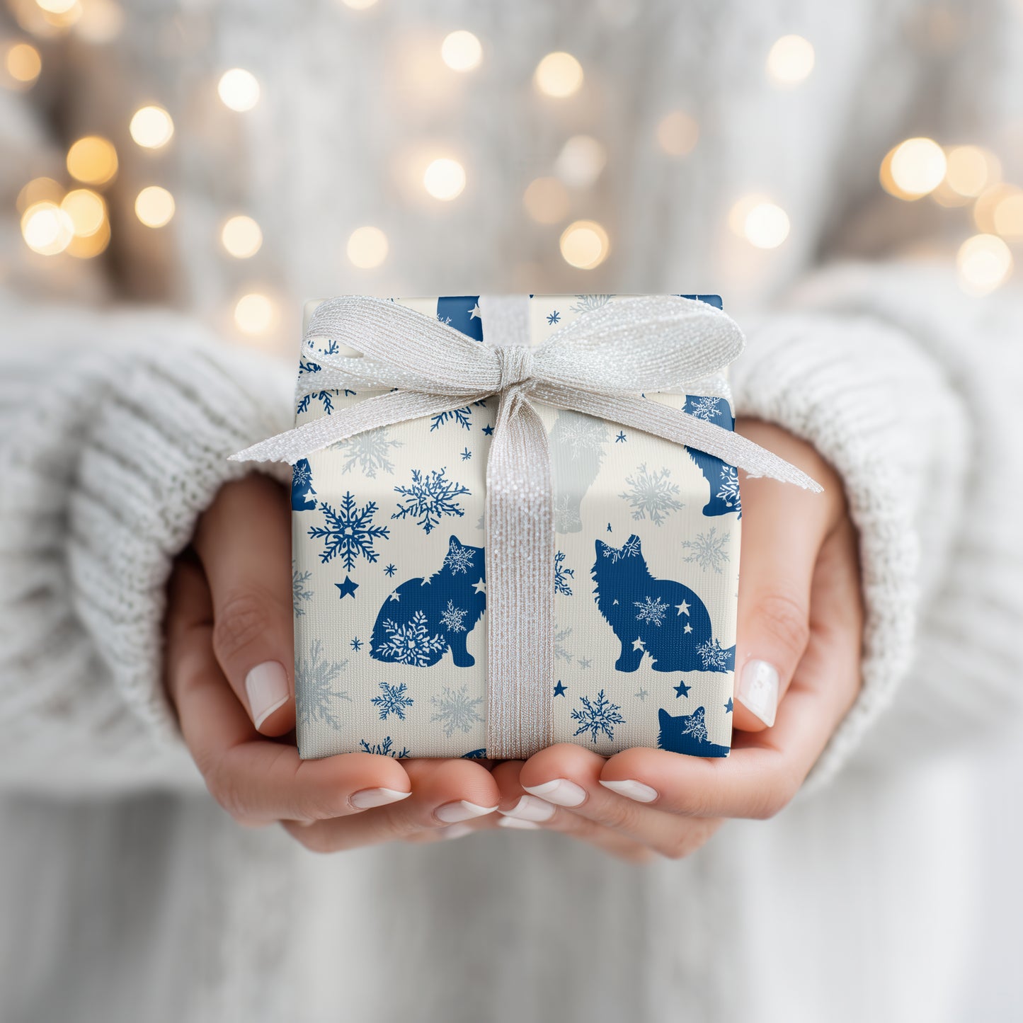 Winter Whispers of Starry Felines