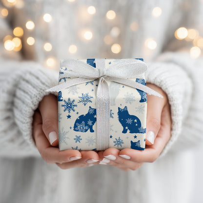 Winter Whispers of Starry Felines