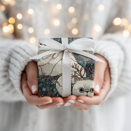 Festive Felines Tangle Christmas Lights