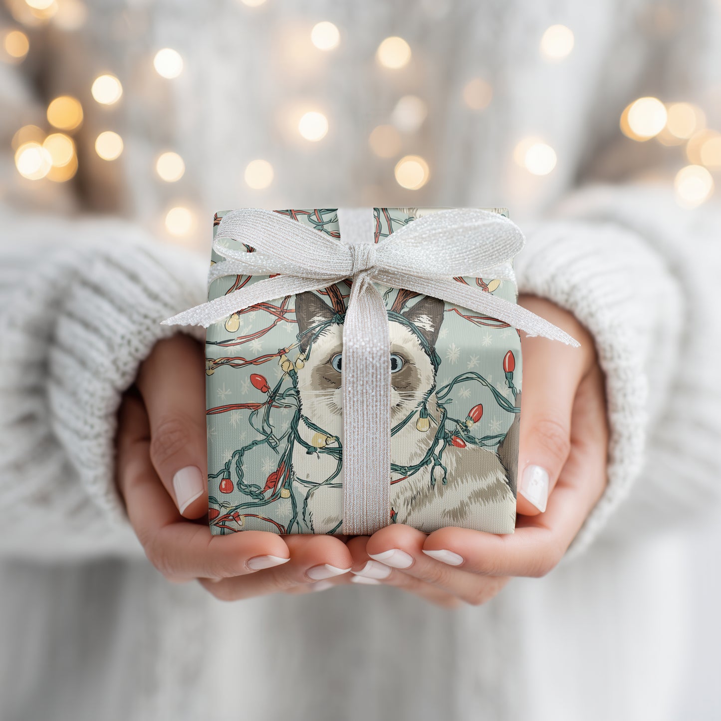 Holiday Kitty's Festive Reluctance