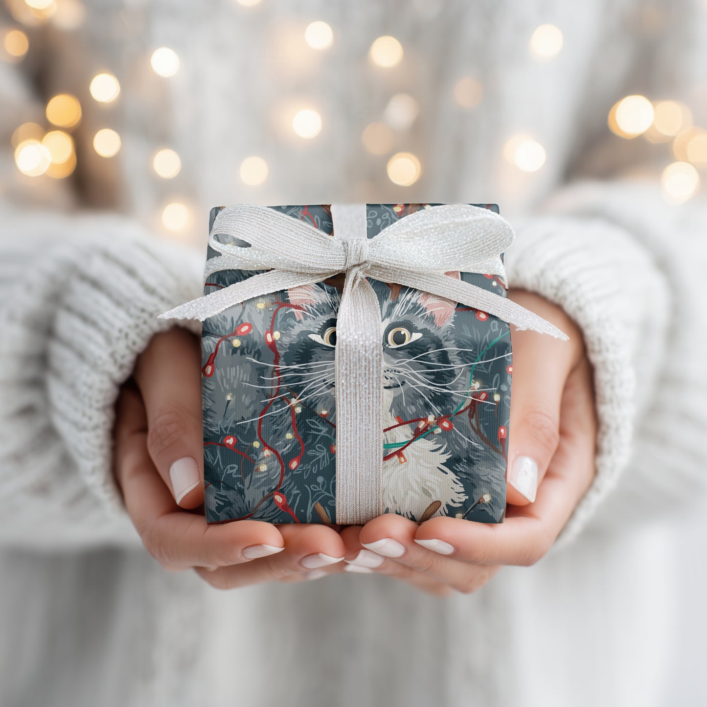 Merry Mischief Wears Antler Crown