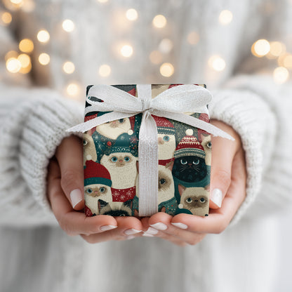 Cozy Cats Wear Winter's Warmth