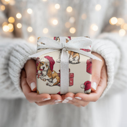 Puppy Presents Wrapped In Joy