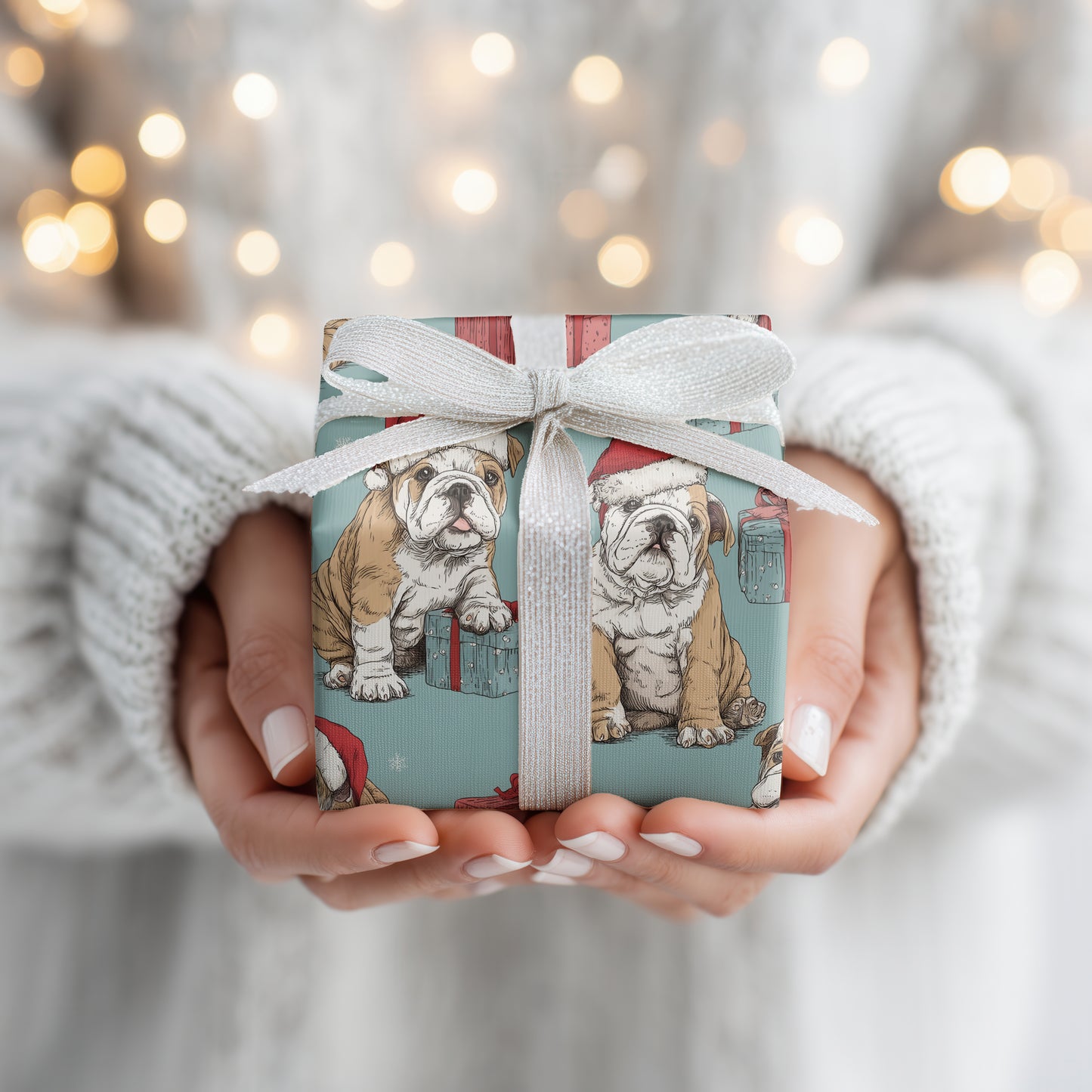 Bulldog Buddies Unwrap Holiday Cheer