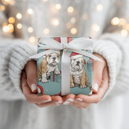 Bulldog Buddies Unwrap Holiday Cheer