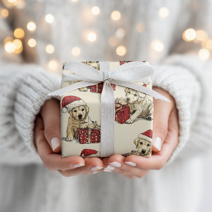 Puppies Unwrap Holiday Cheer
