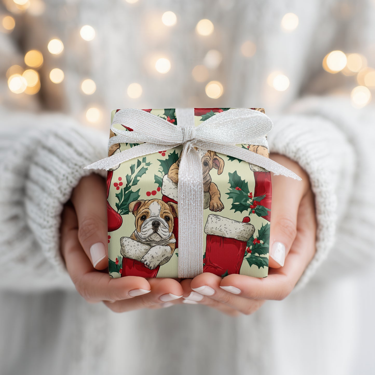 Bulldog Bells Ring Christmas Cheer