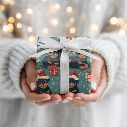 Puppies Wrap Themselves In Holiday Cheer