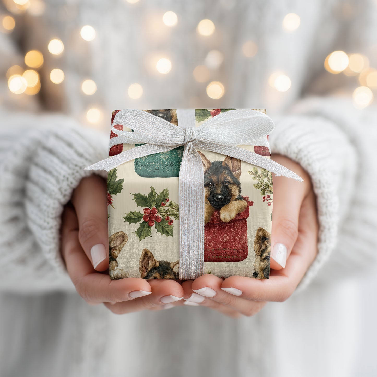 Puppy Presents Wrapped In Holiday Cheer